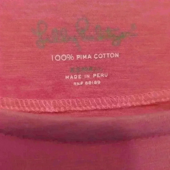 Lillie Pulitzer Classic Pink Dress. Excellent pre-loved condition. 3/4 sleeves. - Picture 2 of 4